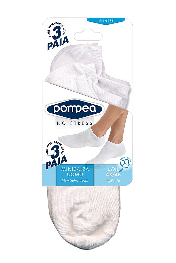 TRAINER SOCKS IN COTTON & ELASTAN