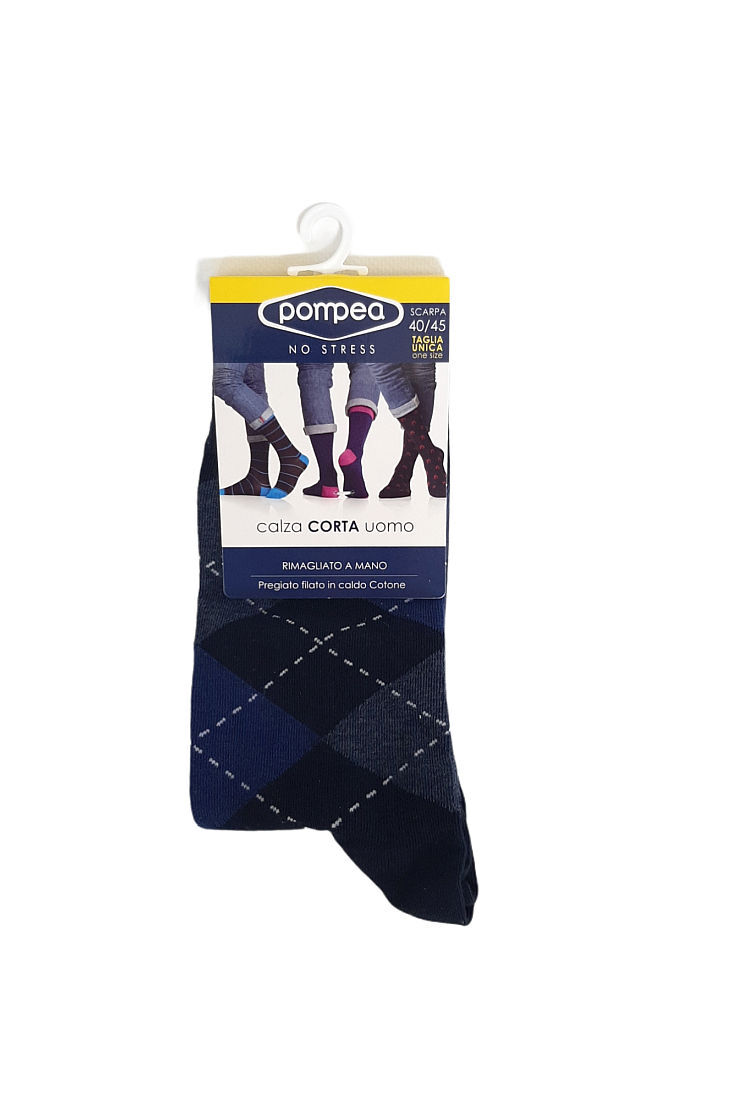 POMPEA DUBAI - ΒΑΜΒΑΚΕΡΗ ΑΝΔΡΙΚΗ ΚΑΛΤΣΑ ΜΕ ΣΧΕΔΙΟ ΡΙΓΕΣ