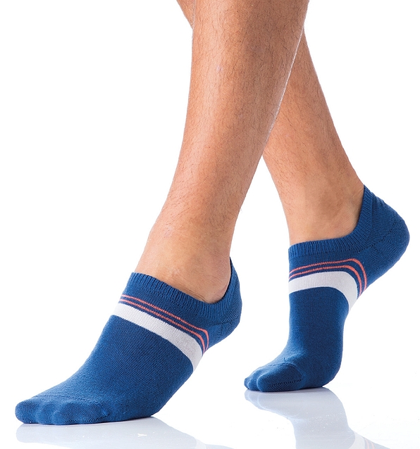 FANTASMINO GILLES - MEN COTTON FASHION SHOELINER (3 PACK) WITH ANTI SLIP