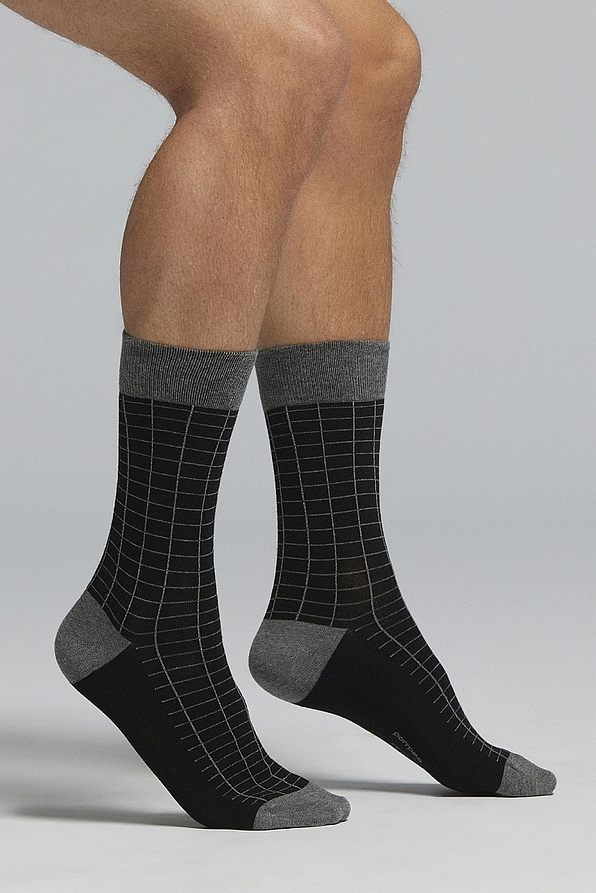 POMPEA GIULIO - ΑΝΔΡΙΚΗ ΒΑΜΒΑΚΕΡΗ ΚΑΛΤΣΑ ΜΕ ΓΕΩΜΕΤΡΙΚΟ ΣΧΕΔΙΟ