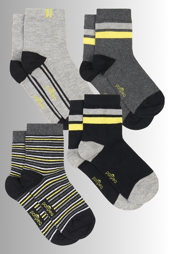 BOY WARM COTTON SOCKS WITH STRIPY PATTERN-CZ BIMBO NOA