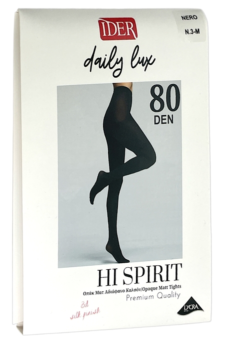 WOMAN OPAQUE TIGHTS 80 DEN ULTRA SOFT TO TOUCH-DAILY-LUX HISPIRIT