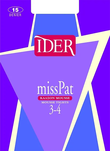 ΓΥΝΑΙΚΕΙΟ ΚΑΛΣΟΝ 15DΕΝ MOUSSE ΜΕ ΔΙΠΛΟ ΚΑΒΑΛΟ ΓΙΑ ΜΕΓΕΘΗ L-XL - MISS PAT 3-4