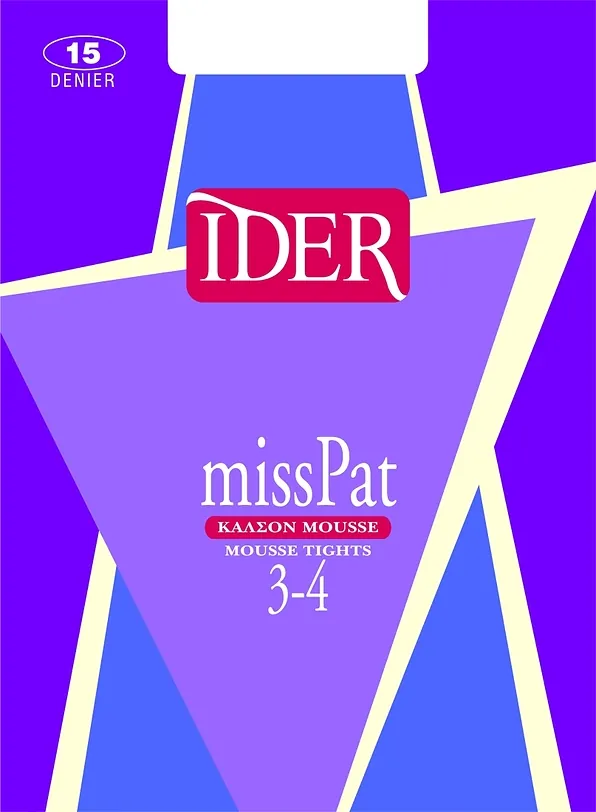 ΓΥΝΑΙΚΕΙΟ ΚΑΛΣΟΝ 15DΕΝ MOUSSE ΜΕ ΔΙΠΛΟ ΚΑΒΑΛΟ ΓΙΑ ΜΕΓΕΘΗ L-XL - MISS PAT 3-4