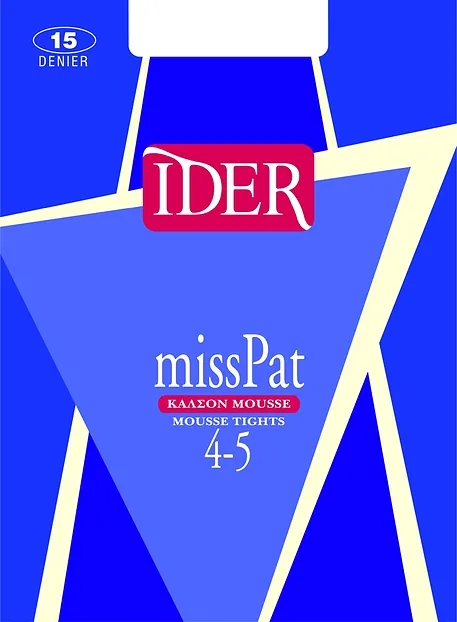 ΓΥΝΑΙΚΕΙΟ ΚΑΛΣΟΝ 15DEN MOUSSE ΜΕ ΕΞΤΡΑ ΛΑΣΤΙΧΟ ΜΕΣΗΣ PLUS+ ΜΕΓΕΘΟΣ 2XL-3XL - MISS PAT 4-5