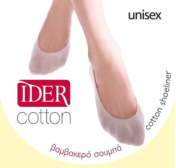 IDER - COTTON UNISEX SEAMLESS SHOELINERS