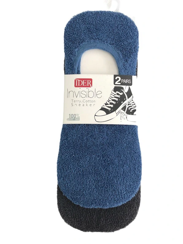 IDER SOCKS - SNEAKER SPORT ΒΑΜΒΑΚΕΡΟ( 2 ΖΕΥΓΗ ), ΜΕ ΦΡΟΤΕ ΕΣΩΤΕΡΙΚΟ, ΧΩΡΙΣ ΡΑΦΕΣ