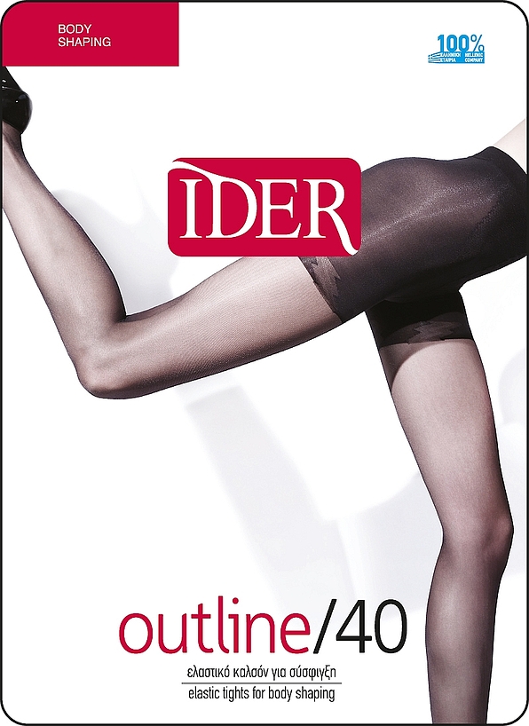 OUTLINE 40DEN BODY SHAPING ΔΙΑΦΑΝΟ ΕΝΙΣΧΥΜΕΝΟ ΕΛΑΣΤΙΚΟ ΚΑΛΣΟΝ ΛΑΣΤΕΞ ΚΙΛΟΤΑ ΜΕ ΠΟΔΙ