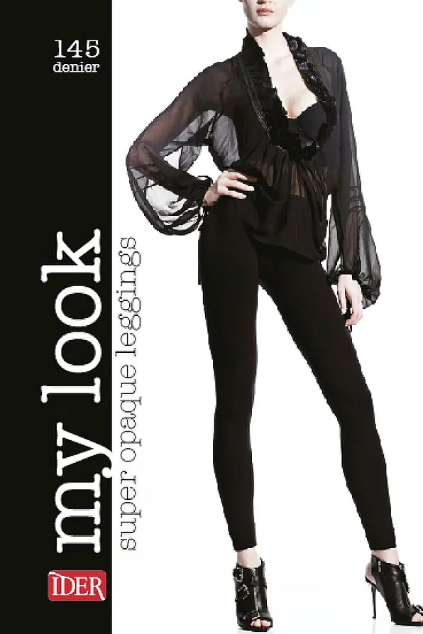 LEGGINGS MY LOOK MICROFIBRE 145 DEN WITH COTTON GUSSET