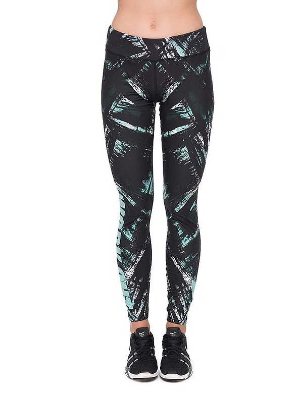 IDER YOGA TURQUOISE - DIG.PRINT ELASTIC FITNESS LEGGING