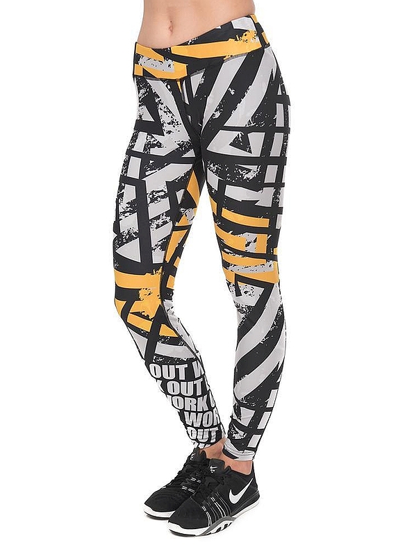 IDER YOGA ORANGE - DIGITAL PRINT, ΕΛΑΣΤΙΚΟ ΚΟΛΑΝ FITNESS, ΜΕ ΦΑΡΔΙΑ ΕΛΑΣΤΙΚΗ ΜΕΣΗ