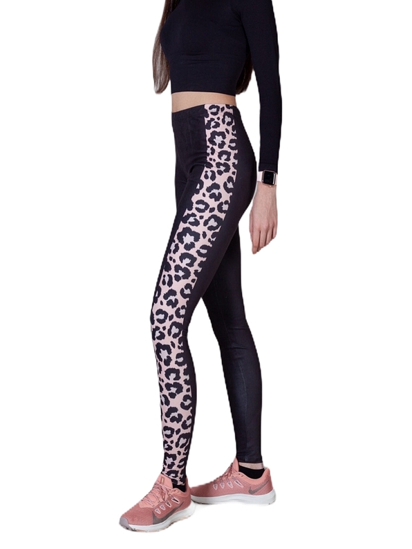 IDER- WOMEN ELASTIC FASHION OPAQUE LEGGING WITH MOTIF