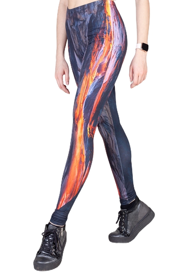 IDER - WOMEN ELASTIC OPAQUE LEGGINGS WITH DIGITAL PRINT