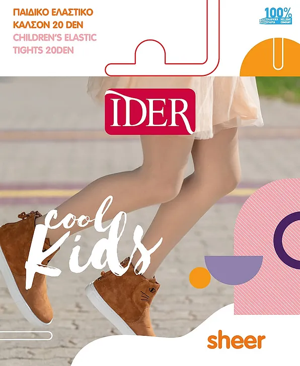 IDER SILIA SHEER 20 - ΚΑΛΣΟΝ ΠΑΙΔΙΚΟ ΕΛΑΣΤΙΚΟ 20DEN.