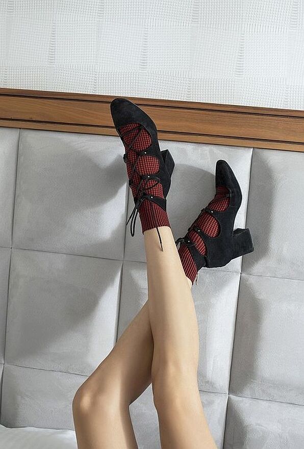 IDER - ELASTIC FASHION ANKLE SOCKS 50DEN