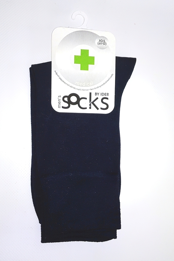 MEN MERCERIZED COTTON SOCKS, NO COMPRESSION CUFFS