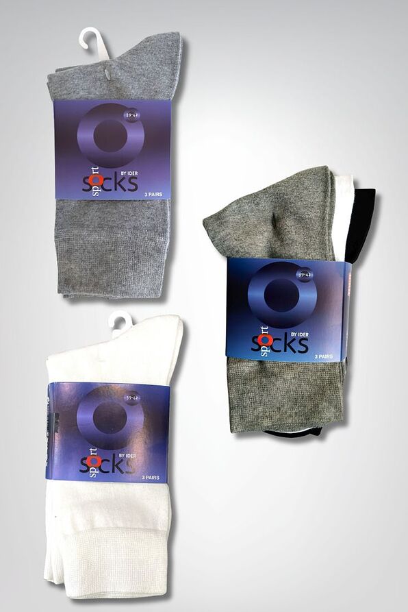 IDER - COTTON TENNIS SOCKS (3 PACK)