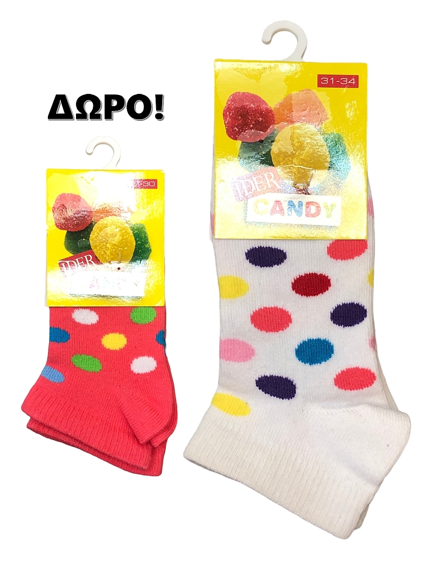 ΚΑΛΤΣΑ ΠΑΙΔΙΚΗ ΒΑΜΒΑΚΕΡΗ ΜΕ ΣΧΕΔΙΟ ΠΟΥΑ (ΕΝΑ ΖΕΥΓΟΣ)