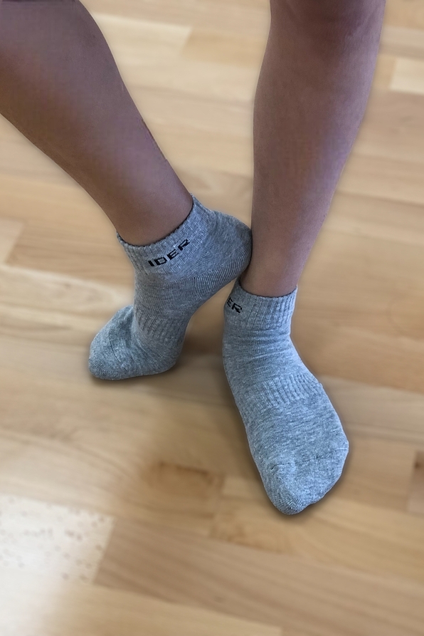 3-PACK KIDS ATHLETIC SEMI TERRY COTTON ANKLE SOCKS