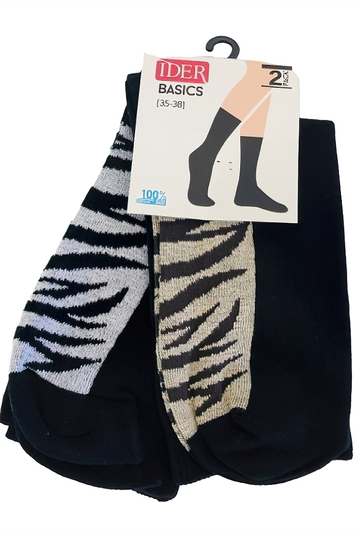 2-PACK ΚΑΛΤΣΑ ΒΑΜΒΑΚΕΡΗ, ΜΕ ΣΧΕΔΙΟ ΣΤΗΝ ΠΑΤΟΥΣΑ