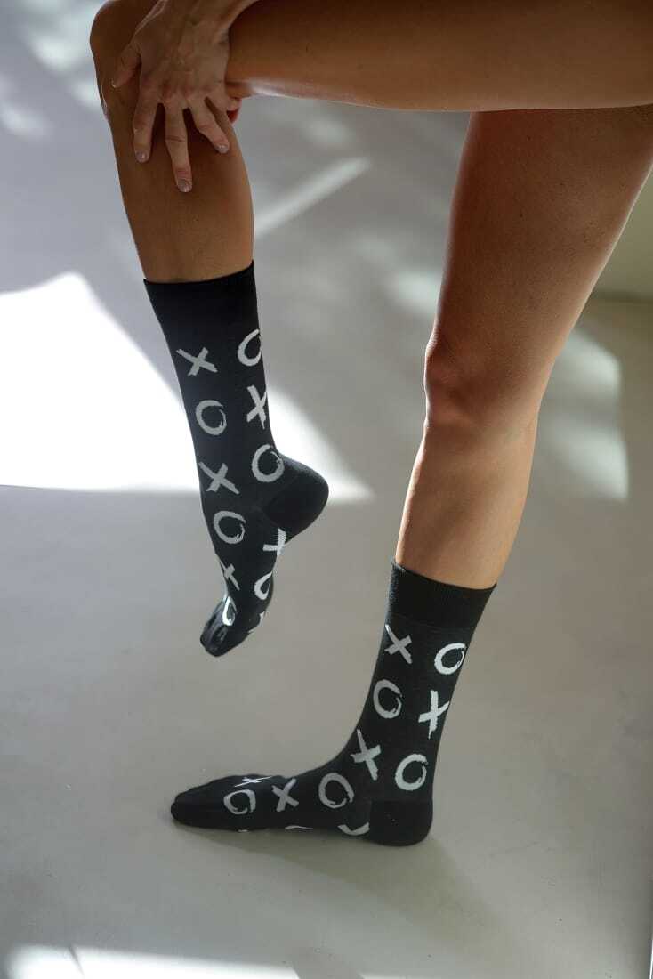 UNISEX ΒΑΜΒΑΚΟΛΥΚΡΑ ΚΑΛΤΣΑ ΜΕ ΣΧΕΔΙΟ ΤΡΙΛΙΖΑ