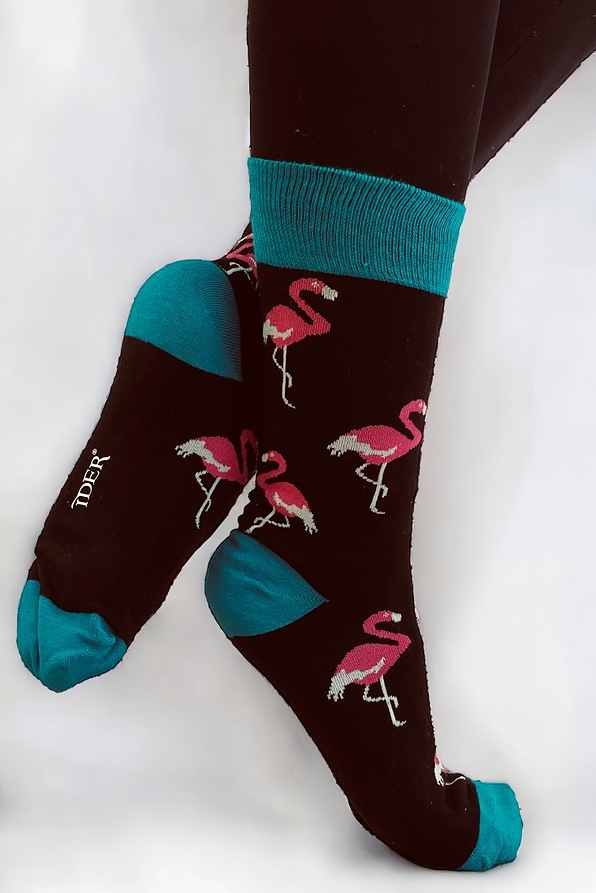 ΓΥΝΑΙΚΕΙΑ ΒΑΜΒΑΚΟΛΥΚΡΑ ΚΑΛΤΣΑ ΜΕ ΣΧΕΔΙΟ ΦΛΑΜΙΝΓΚΟ