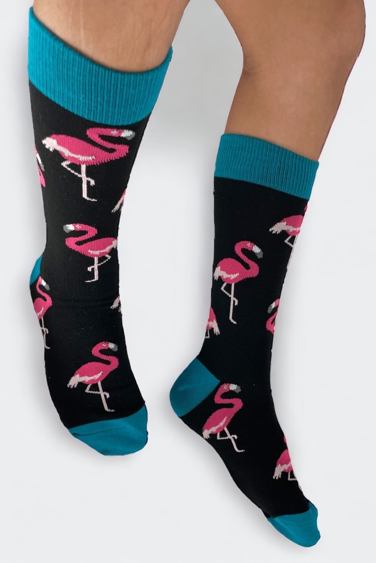 ΓΥΝΑΙΚΕΙΑ ΒΑΜΒΑΚΟΛΥΚΡΑ ΚΑΛΤΣΑ ΜΕ ΣΧΕΔΙΟ ΦΛΑΜΙΝΓΚΟ