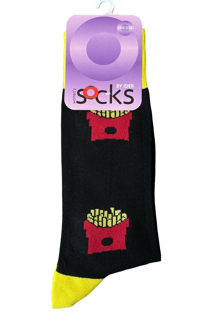 UNISEX ΚΑΛΤΣΑ ΒΑΜΒΑΚΡΟΛΥΚΡΑ ΜΕ ΣΧΕΔΙΟ ΤΗΓΑΝΗΤΕΣ ΠΑΤΑΤΕΣ