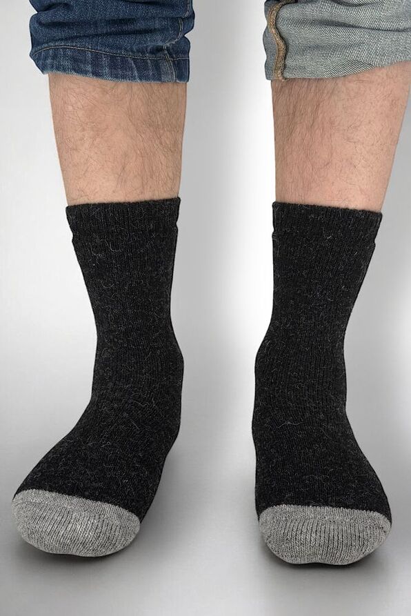 UNISEX BLENDED TERRY WOOL THERMAL SOCKS