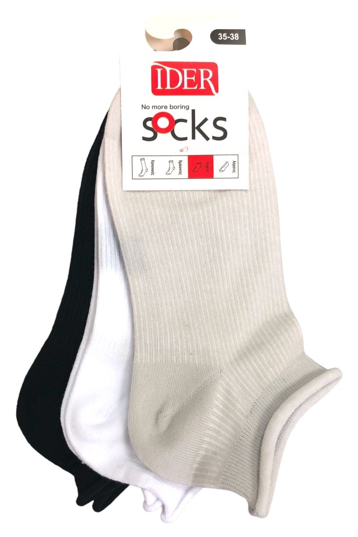 3-PACK ΓΥΝΑΙΚΕΙΑ ΚΟΦΤΗ ΒΑΜΒΑΚΕΡΗ ΡΙΜΠ ΚΑΛΤΣΑ ΑΣΤΡΑΓΑΛΟΥ ΜΕ ΕΛΕΥΘΕΡΟ ΤΕΛΕΙΩΜΑ