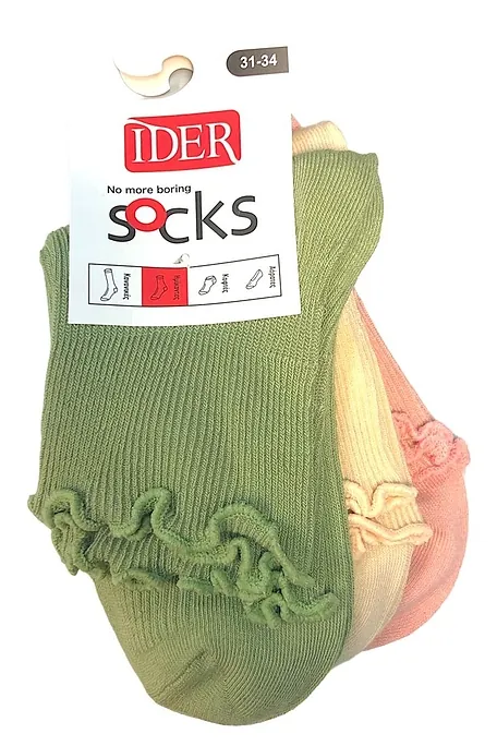 3-PACK ΚΟΡΙΤΣΙΣΤΙΚΗ ΗΜΙΚΟΝΤΗ ΒΑΜΒΑΚΕΡΗ ΡΙΜΠ ΚΑΛΤΣΑ ΑΣΤΡΑΓΑΛΟΥ ΜΕ ΕΛΕΥΘΕΡΟ ΤΕΛΕΙΩΜΑ