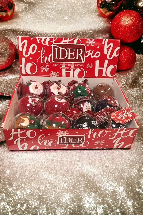 ΧΝΟΥΔΩΤΕΣ ΧΡΙΣΤΟΥΓΕΝΝΙΑΤΙΚΕΣ ΚΑΛΤΣΕΣ ΣΠΙΤΙΟΥ ΜΕ ABS ΣΕ ΣΥΣΚΕΥΑΣΙΑ ΧΡΙΣΤΟΥΓΕΝΝΙΑΤΙΚΗ ΜΠΑΛΑ