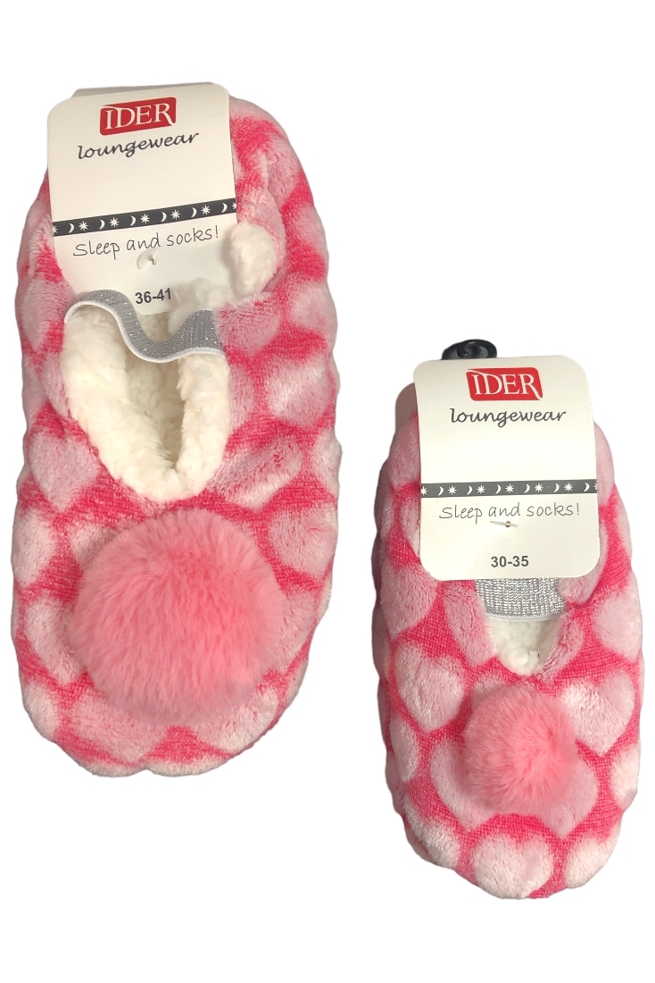 WOMAN ANTI-SLIP SLIPPERS WITH ABS WITH TUFT SUPPORT ELASTIC BAND AND FLUFFY LINING INSIDE