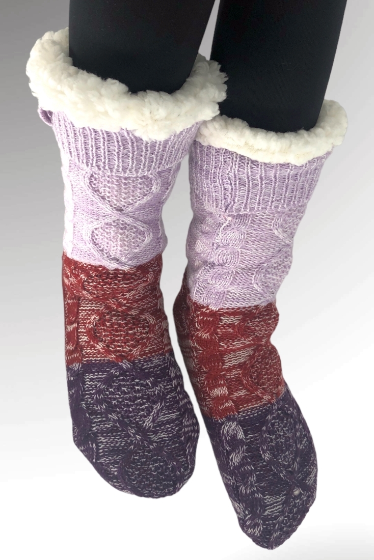 ΓΥΝΑΙΚΕΙΑ ΚΑΛΤΣΟΠΑΝΤΟΦΛΑ ΜΕ ABS ΕΣΩΤΕΡΙΚΗ ΖΕΣΤΗ ΜΑΛΑΚΗ ΕΠΕΝΔΥΣΗ ΚΑΙ ΣΧΕΔΙΟ ΡΙΓΕ ΜΕ ΠΛΕΞΟΥΔΕΣ