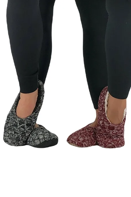 ΓΥΝΑΙΚΕΙΑ ΠΛΕΚΤΗ ΜΕΛΑΝΖΕ ΚΑΛΤΣΟΠΑΝΤΟΦΛΑ ΜΕ ΕΝΙΣΧΥΣΗ ΕΣΩΤΕΡΙΚΑ ΚΑΙ ΑΝΤΙΟΛΙΣΘΗΤΙΚΗ ΣΟΛΑ