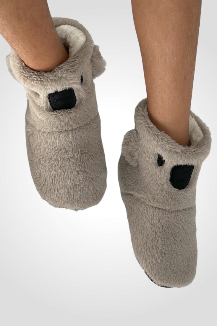 ΠΑΙΔΙΚΗ ΚΑΛΤΣΟΠΑΝΤΟΦΛΑ ΜΠΟΤΑ FLEECE ΑΡΚΟΥΔΑΚΙ ΜΕ ABS ΚΙ  ΕΣΩΤΕΡΙΚΗ ΖΕΣΤΗ ΜΑΛΑΚΗ ΕΠΕΝΔΥΣΗ