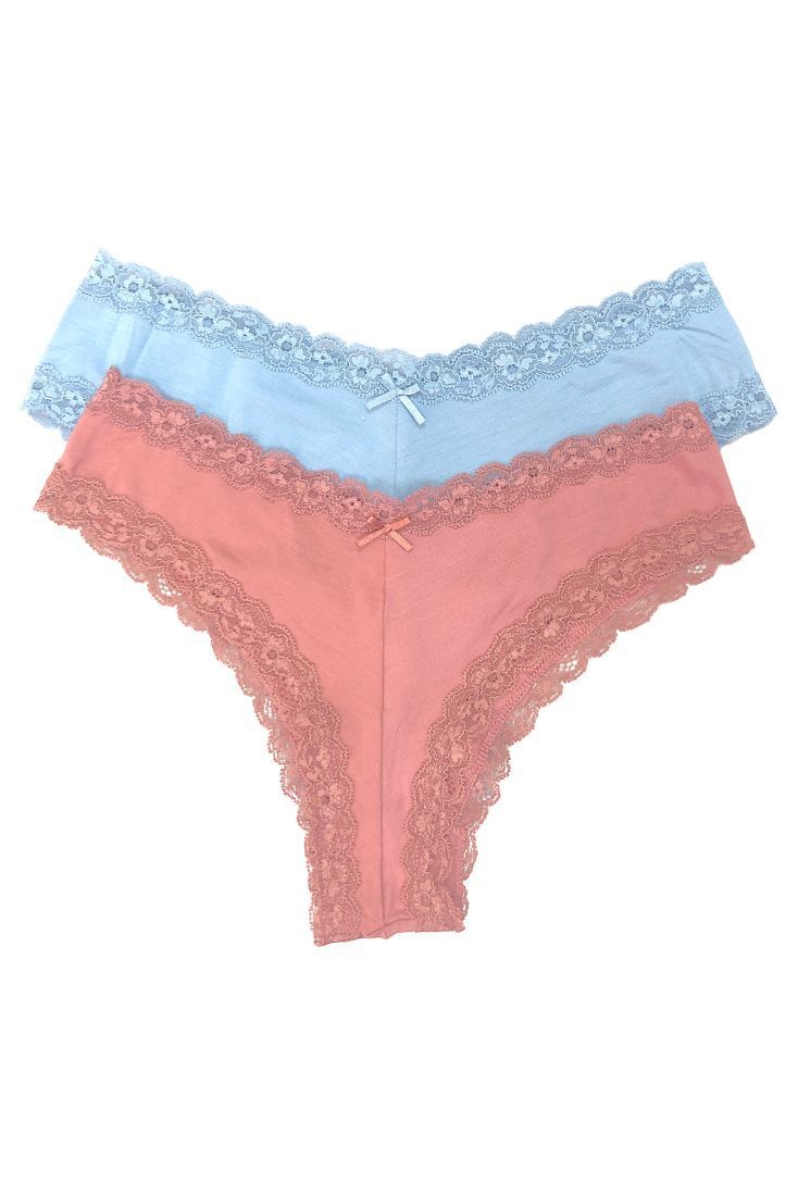 BAMBOO 2-PACK ΓΥΝΑΙΚΕΙΟ BRAZIL ΣΛΙΠ ΜΕ ΔΑΝΤΕΛΑ