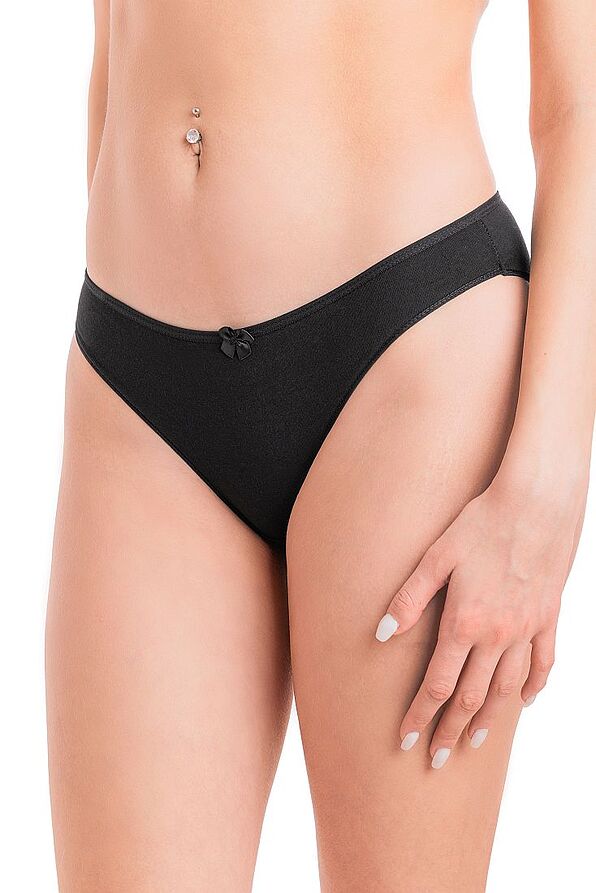 3-PACK BASICS ΓΥΝΑΙΚΕΙΟ BIKINI ΣΛΙΠ ΒΑΜΒΑΚΕΡΟ ΜΟΝΟΧΡΩΜΟ