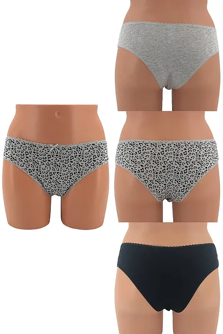 3-PACK ΓΥΝΑΙΚΕΙΟ BRAZIL ΣΛΙΠ ΒΑΜΒΑΚΕΡΟ ΜΕ ΣΧΕΔΙΟ ΑΝΙΜΑΛ-ΜΟΝΟΧΡΩΜΟ