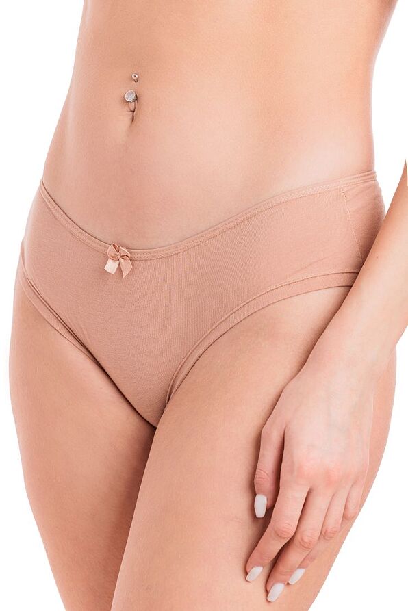 3-PACK BASICS WOMAN COTTON HIPSTER KNICKERS PLAIN