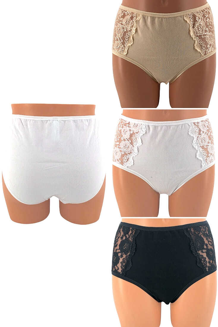 2-PACK ΓΥΝΑΙΚΕΙΟ MAXI ΣΛΙΠ ΒΑΜΒΑΚΕΡΟ ΜΕ FLORAL ΔΑΝΤΕΛΑ ΣΤΟ ΠΛΑΙ