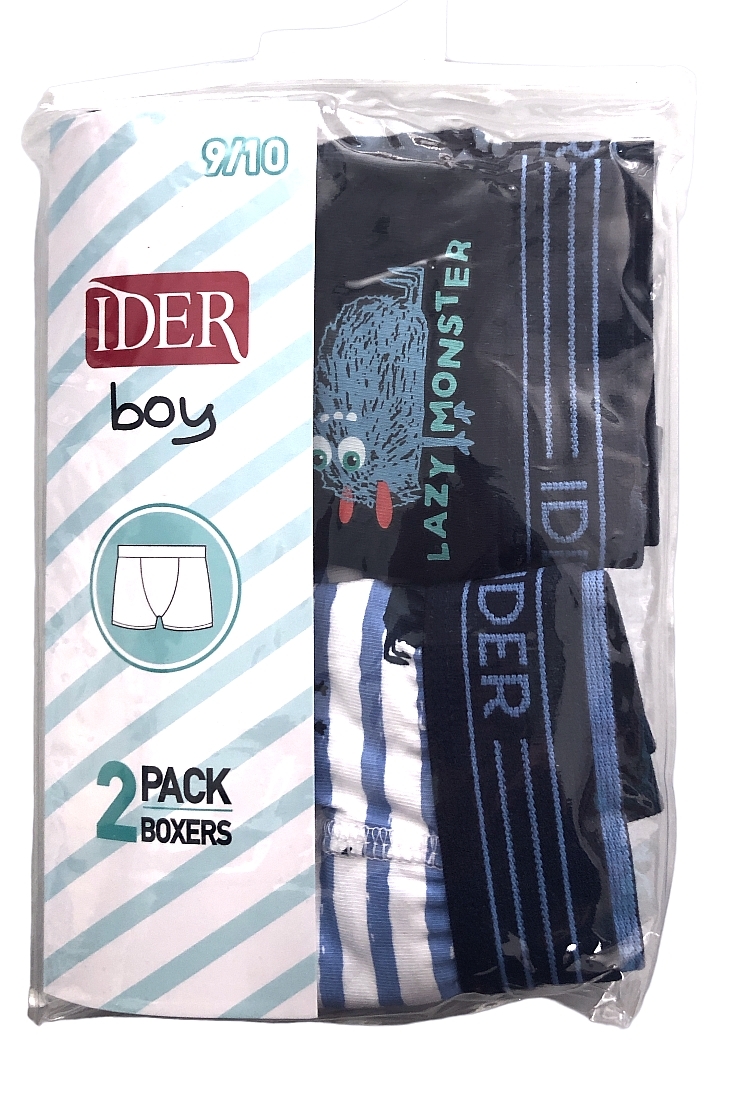 2-PACK ΑΓΟΡΙΣΤΙΚΟ BOXER ΜΕ ΕΞΩΤΕΡΙΚΟ ΛΑΣΤΙΧΟ ΚΑΙ ΤΥΠΩΜΑ MONSTERS