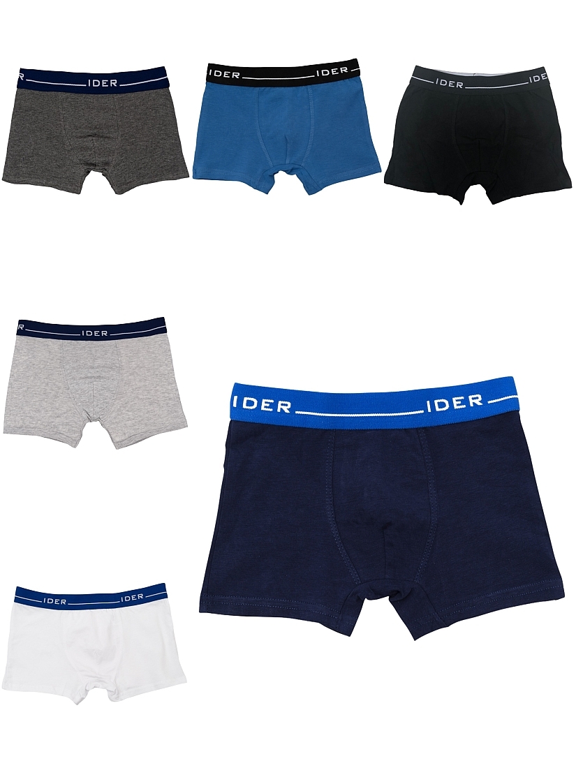 2-PACK BASICS ΑΓΟΡΙΣΤΙΚΟ ΒΑΜΒΑΚΕΡΟ BOXER ΜΕ ΕΞΩΤΕΡΙΚΟ ΛΑΣΤΙΧΟ 3CM ΜΟΝΟΧΡΩΜΑ