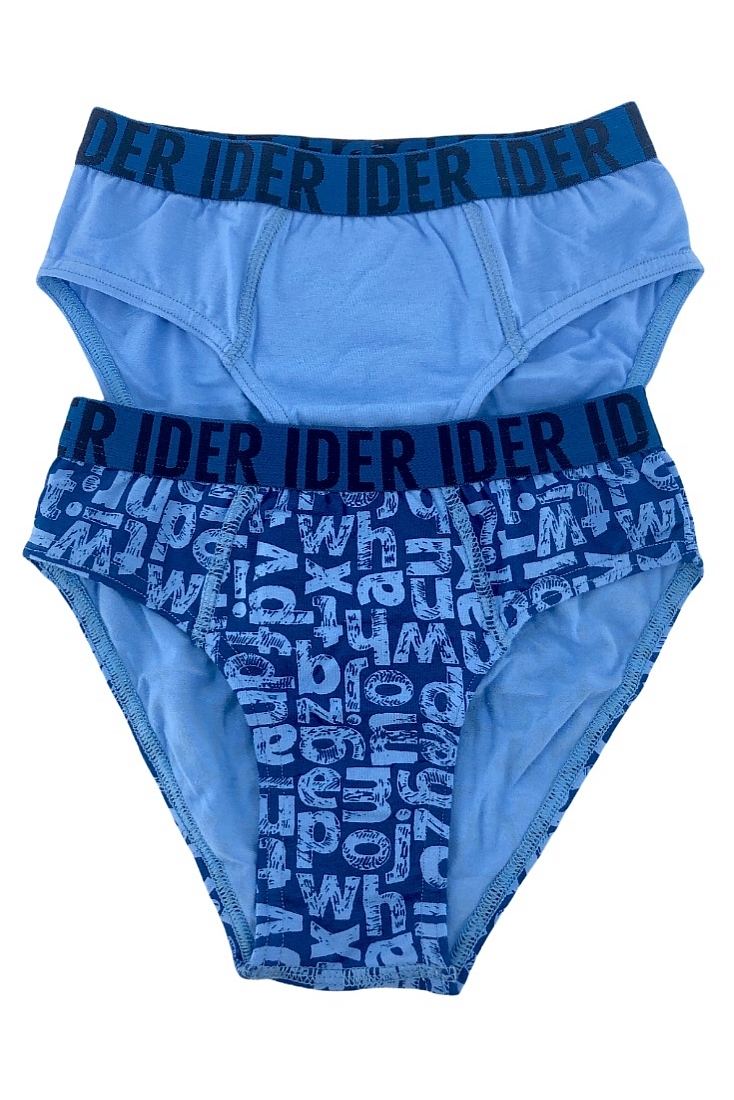 2-PACK ΑΓΟΡΙΣΤΙΚΟ ΣΛΙΠ ΒΑΜΒΑΚΕΡΟ ΜΕ ΕΞΩΤΕΡΙΚΟ ΛΑΣΤΙΧΟ ΚΑΙ ΣΧΕΔΙΟ LETTERS ΚΑΙ ΜΟΝΟΧΡΩΜΟ