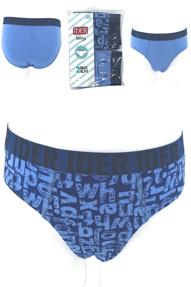 2-PACK ΑΓΟΡΙΣΤΙΚΟ ΣΛΙΠ ΒΑΜΒΑΚΕΡΟ ΜΕ ΕΞΩΤΕΡΙΚΟ ΛΑΣΤΙΧΟ ΚΑΙ ΣΧΕΔΙΟ LETTERS ΚΑΙ ΜΟΝΟΧΡΩΜΟ