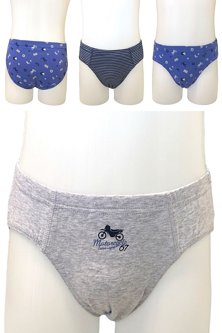 3-PACK ΑΓΟΡΙΣΤΙΚΟ ΒΑΜΒΑΚΕΡΟ ΣΛΙΠ ΜΕ ΕΣΩΤΕΡΙΚΟ ΛΑΣΤΙΧΟ ΚΑΙ ΣΧΕΔΙΟ ΡΙΓΕ/ΜΗΧΑΝΗ/ΦΟΡΜΟΥΛΑ