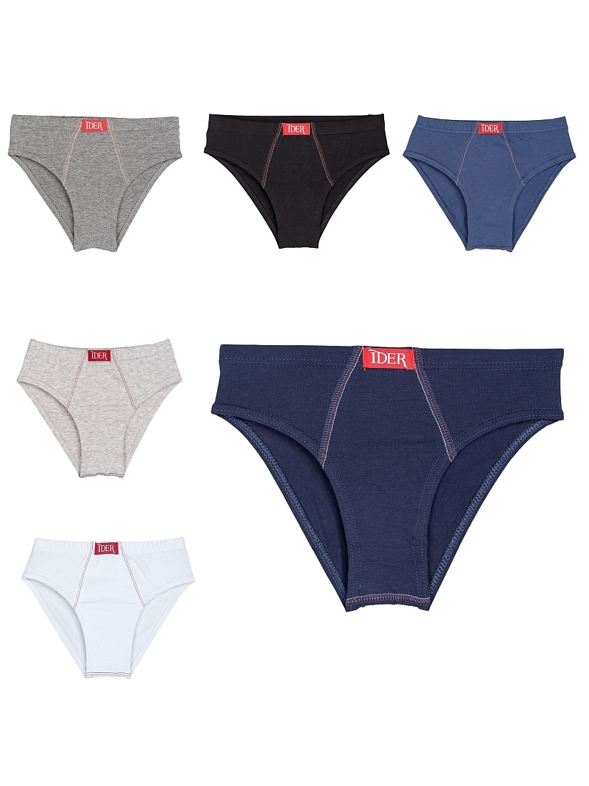 3-PACK BASICS ΑΓΟΡΙΣΤΙΚΟ ΒΑΜΒΑΚΕΡΟ ΣΛΙΠ ΜΕ ΕΣΩΤΕΡΙΚΟ ΛΑΣΤΙΧΟ ΜΟΝΟΧΡΩΜΑ