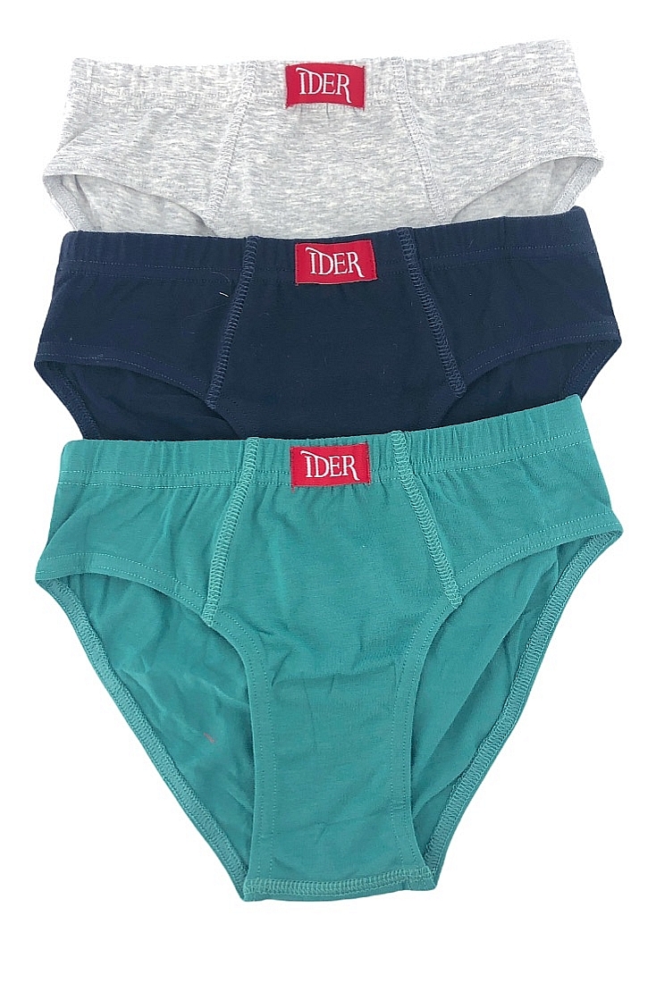 3-PACK BASICS ΑΓΟΡΙΣΤΙΚΟ ΒΑΜΒΑΚΕΡΟ ΣΛΙΠ ΜΕ ΕΣΩΤΕΡΙΚΟ ΛΑΣΤΙΧΟ ΜΟΝΟΧΡΩΜΑ