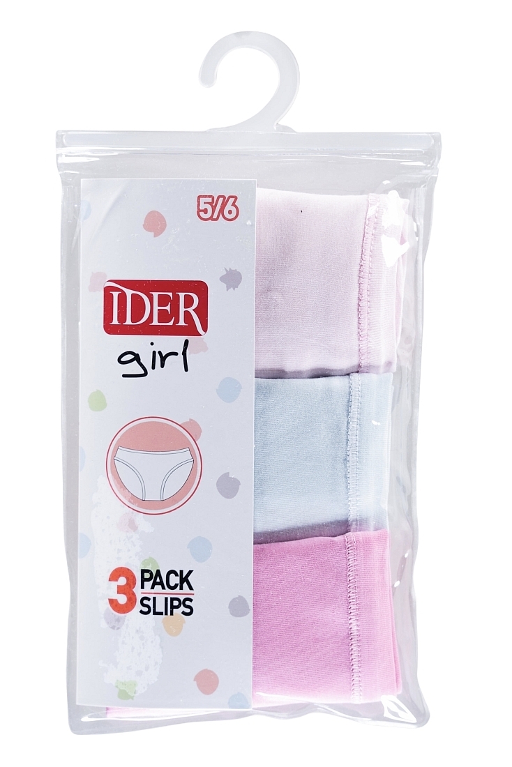 3-PACK BASICS ΚΟΡΙΤΣΙΣΤΙΚΟ ΣΛΙΠ ΒΑΜΒΑΚΕΡΟ ΜΟΝΟΧΡΩΜΟ