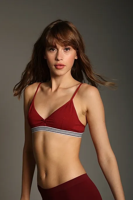 2-PACK BASICS ΓΥΝΑΙΚΕΙΟ ΣΟΥΤΙΕΝ ΤΡΙΓΩΝΟ ΒΑΜΒΑΚΕΡΟ ΜΕ ΕΞΩΤΕΡΙΚΟ ΛΑΣΤΙΧΟ ΡΥΘΜΙΖΟΜΕΝΕΣ ΤΙΡΑΝΤΕΣ